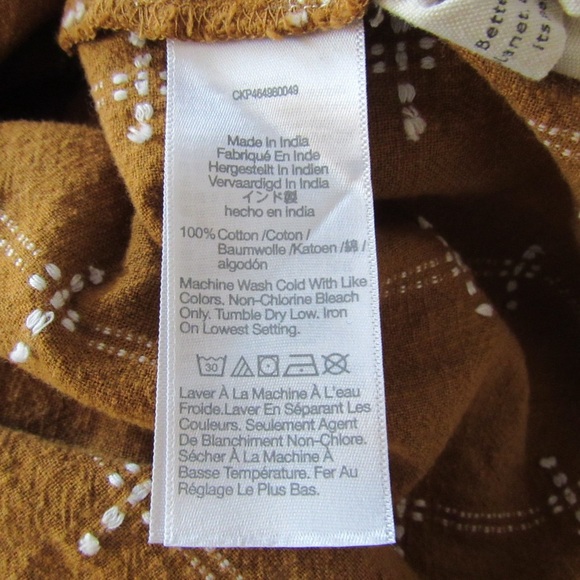 Madewell Lakeline Popover Shirttail Top XS - Picture 8 of 9